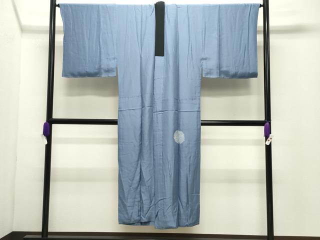 平和屋着物●男性 長襦袢 袷 手描き 絞り 人物風景文 暈し染め 金彩 正絹 逸品 未使用 CABG4368gh