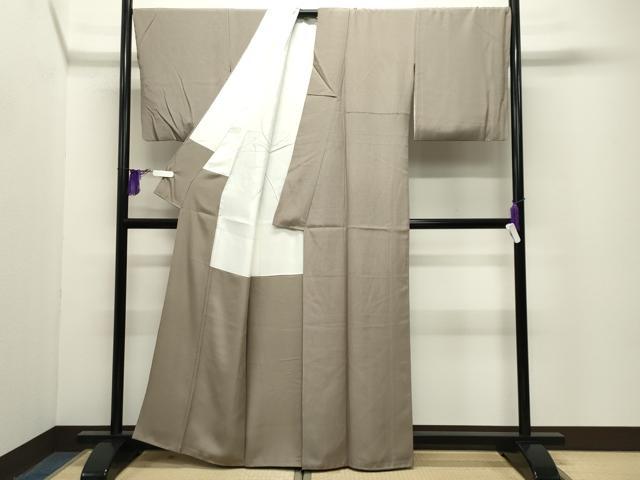 平和屋着物●上質な小紋 縞 正絹 逸品 CABG4391gh