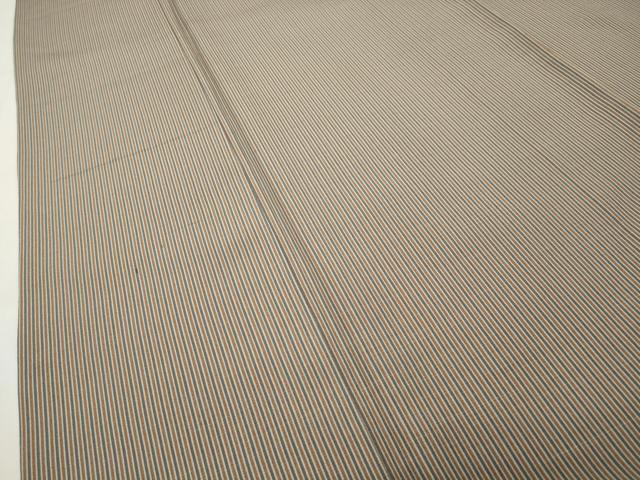 平和屋着物●上質な小紋 縞 正絹 逸品 CABG4391gh