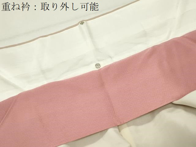 平和屋着物●本加賀友禅作家 直江良三 色留袖 風景花文 正絹 逸品 CABG4396gh