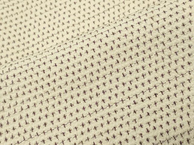 平和屋着物●本塩沢 十字絣 正絹 逸品 CABG4411gh