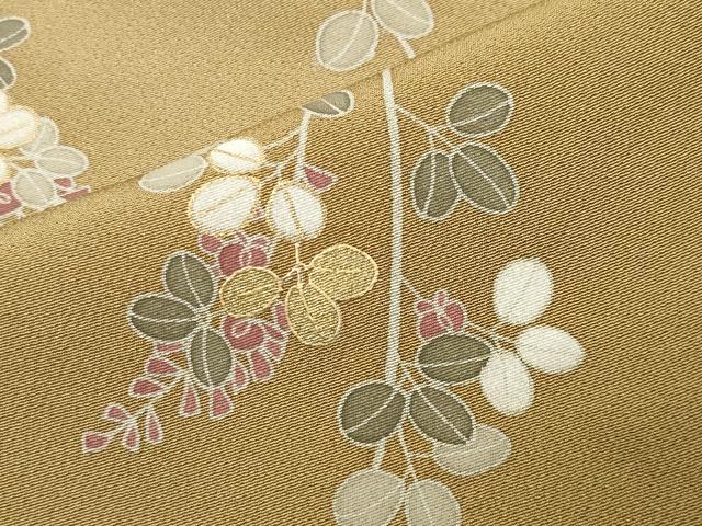 平和屋着物●訪問着 萩文 暈し染め 金彩 正絹 逸品 CABG4432gh