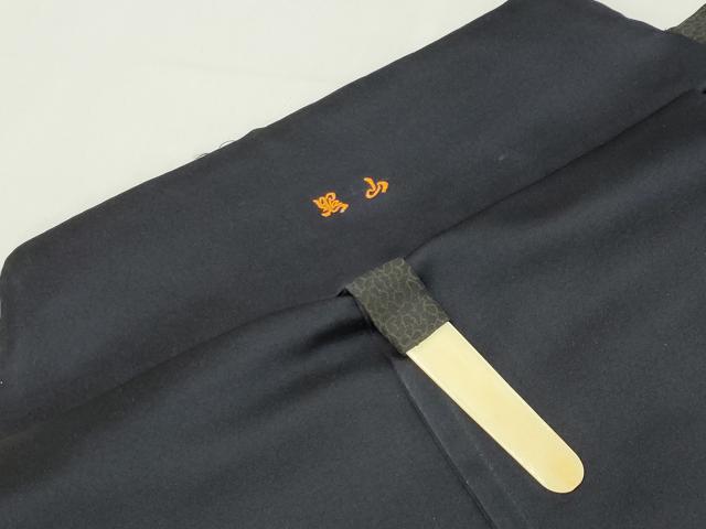 平和屋着物●男性 馬乗り袴 霞文 正絹 逸品 CABG4456gh