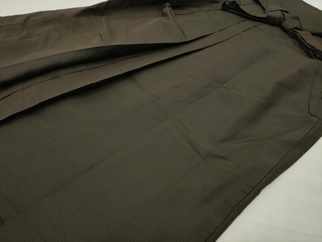 平和屋着物●男性 馬乗り袴 縞 正絹 逸品 CABG4457gh