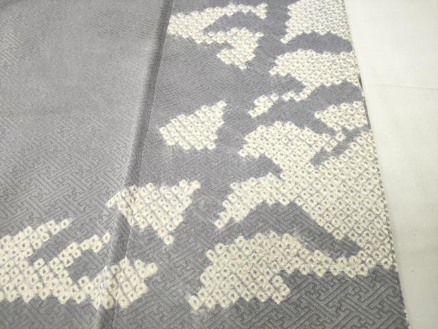 平和屋着物●豪華色留袖 絞り 刺繍 枝松文 金彩 正絹 逸品 CABG4458gh