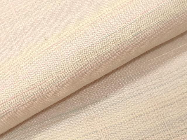 平和屋着物●紅花紬 米沢 横段文 正絹 逸品 CABG4465gh