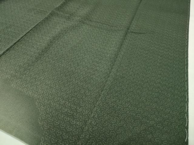 平和屋着物●訪問着 舞葉文 暈し染め 鬼しぼ縮緬 正絹 逸品 CABG4491gh