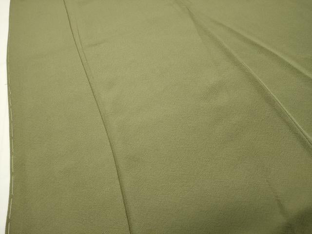 平和屋着物●上質な色無地 根岸色 正絹 逸品 未使用 CABG4501gh