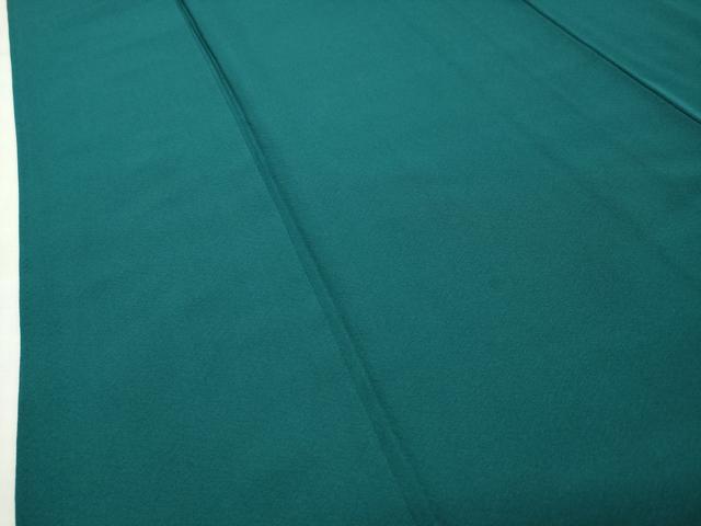 平和屋着物●上質な色無地 萌葱色 ロング丈 正絹 逸品 CABG4504gh