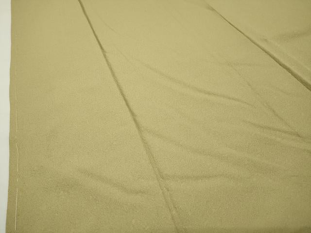 平和屋着物●上質な色無地 吉祥地紋 木蘭色 正絹 逸品 未使用 CABG4524gh