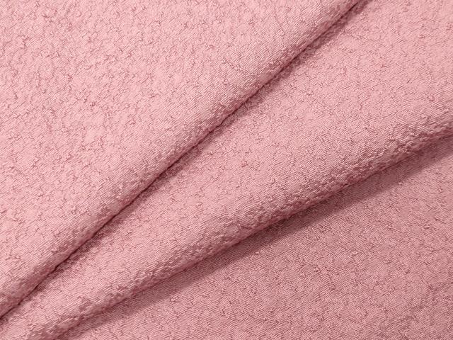 平和屋着物●上質な色無地 紋意匠 退紅色 正絹 逸品 CABG4532gh