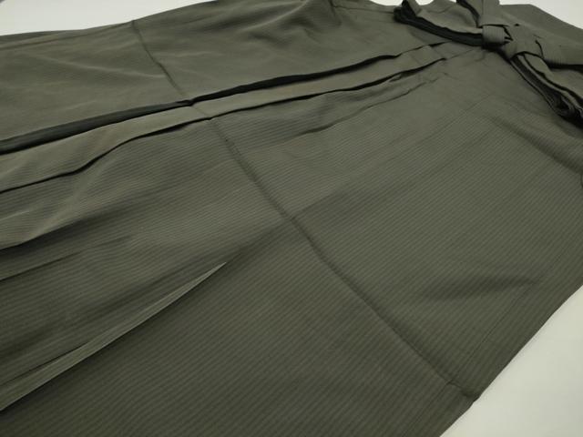 平和屋着物●男性 馬乗り袴 縞 正絹 逸品 CABG4537gh