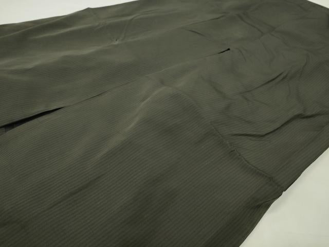 平和屋着物●男性 馬乗り袴 縞 正絹 逸品 CABG4537gh