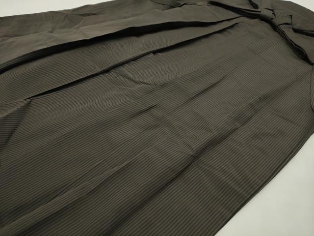 平和屋着物●男性 馬乗り袴 縞 正絹 逸品 CABG4538gh