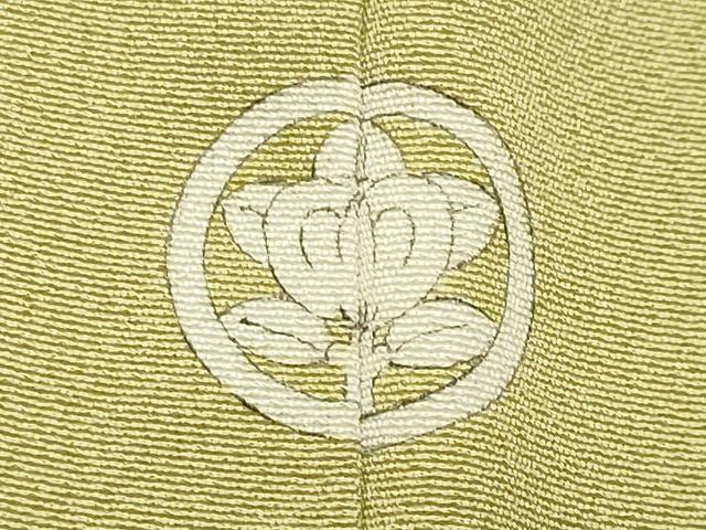 平和屋着物●豪華色留袖 刺繍 寿光織 休み鳥花文 暈し染め 金銀糸 正絹 逸品 CABG4548gh