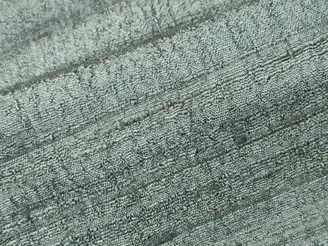 平和屋着物●インド・アッサム 野蚕糸 手織 ムガシルク 紬 横段文 正絹 逸品 未使用 CABG4563gh