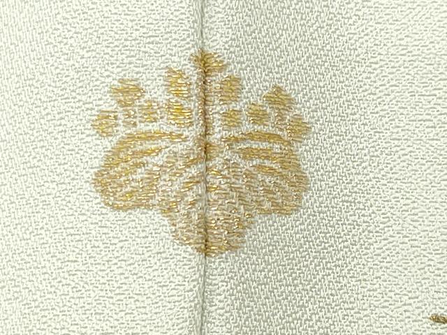 平和屋着物●訪問着 作家物 流水籬花文 暈し染め 金銀彩 正絹 逸品 未使用 CABG4566gh