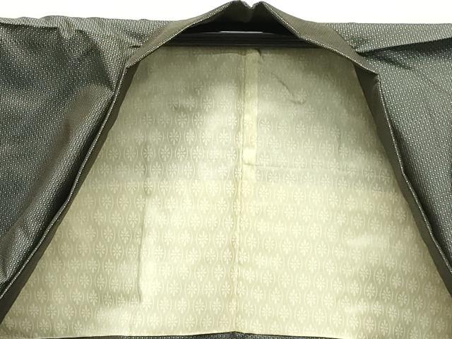 平和屋着物●大島紬 アンサンブル 格子柄 田代特製 反端付き 正絹 逸品 未使用 CABG4573gh
