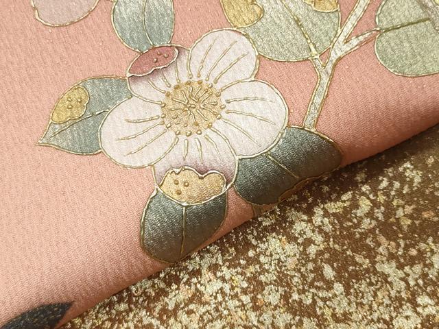 平和屋着物●訪問着 辻が花 シルエット 暈し染め 金銀彩 正絹 逸品 CABG4594gh