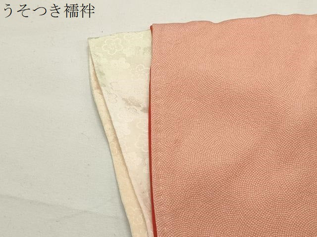 平和屋着物●豪華振袖 江戸小紋 鮫小紋柄 正絹 逸品 CABG4623gh