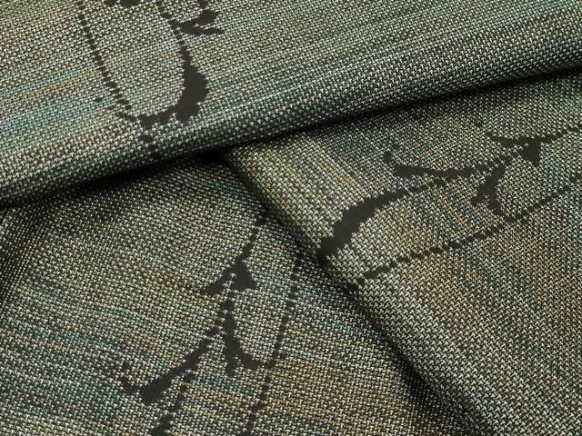 平和屋着物●本場大島紬 9マルキ 草木間道 正絹 逸品 CABG4647gh