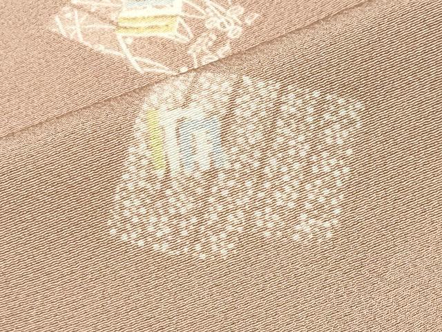 平和屋着物●上質な小紋 源氏香 正絹 逸品 CABG4657gh
