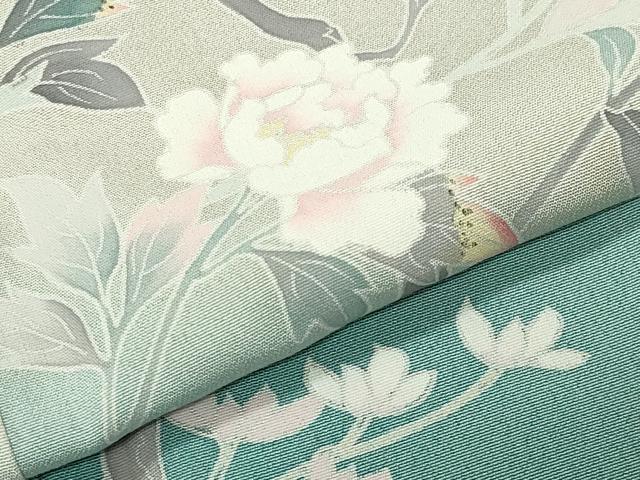 平和屋着物●訪問着 友禅 作家物 枝花文 暈し染め 正絹 逸品 CABG4661gh