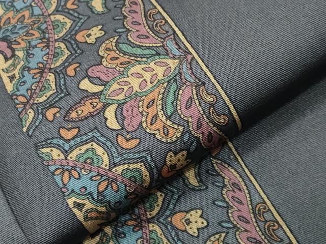 平和屋着物●訪問着 更紗花唐草文 正絹 逸品 CABG4662gh