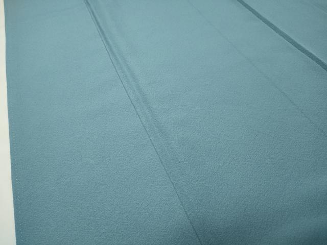 平和屋着物●上質な色無地 堅牢染 秘色色 証紙付き 正絹 逸品 CABG4675gh