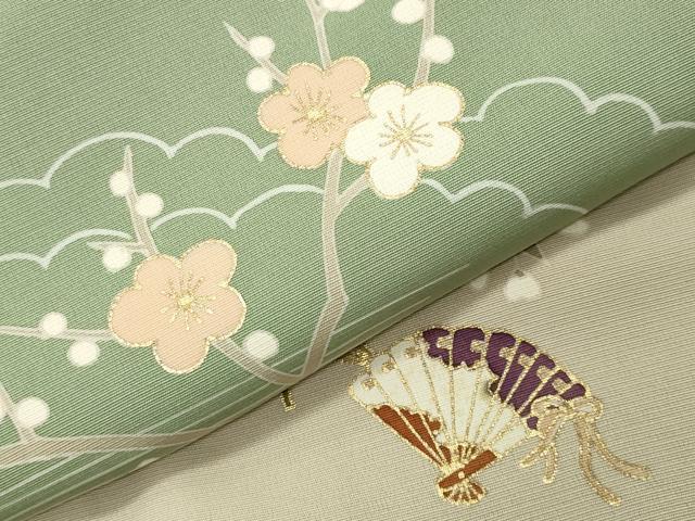 平和屋着物●豪華色留袖 駒刺繍 貝合わせ梅松文 暈し染め 金彩 正絹 逸品 CABG4711gh