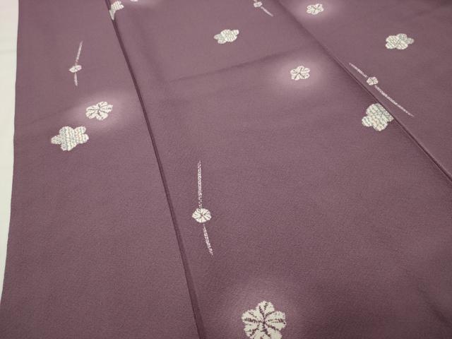 平和屋着物●上質な小紋 舞梅文 蛍暈し 正絹 逸品 CABG4732gh