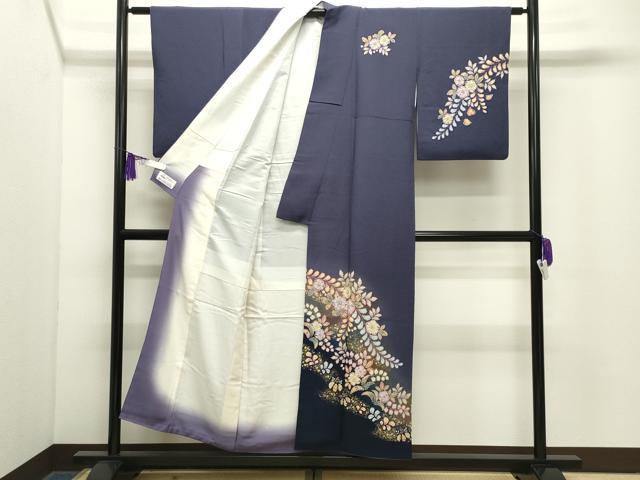 平和屋着物●越後十日町の一流染匠 桐屋・翠山工房 訪問着 辻が花 絞り 暈し染め 金彩 やまと誂製 正絹 逸品 CABG4733gh
