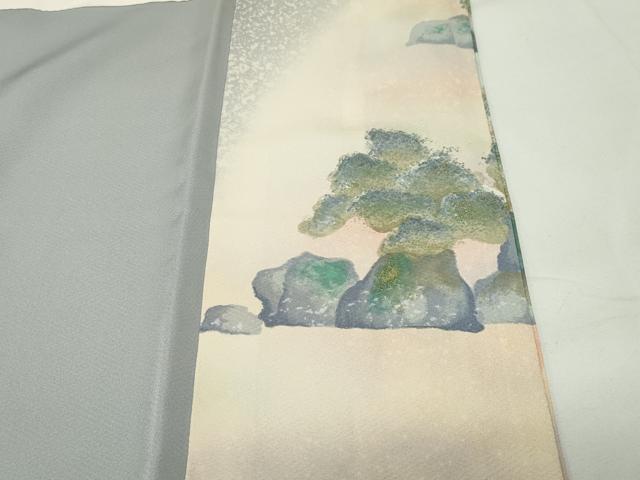 平和屋着物●豪華色留袖 手描き 風景文 暈し染め 金彩 正絹 逸品 CABG4736gh