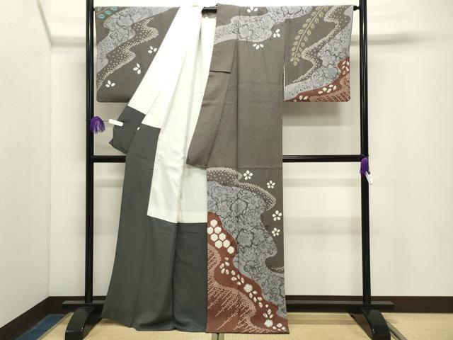 平和屋着物●訪問着 作家物 辻が花 絞り 正絹 逸品 CABG4737gh