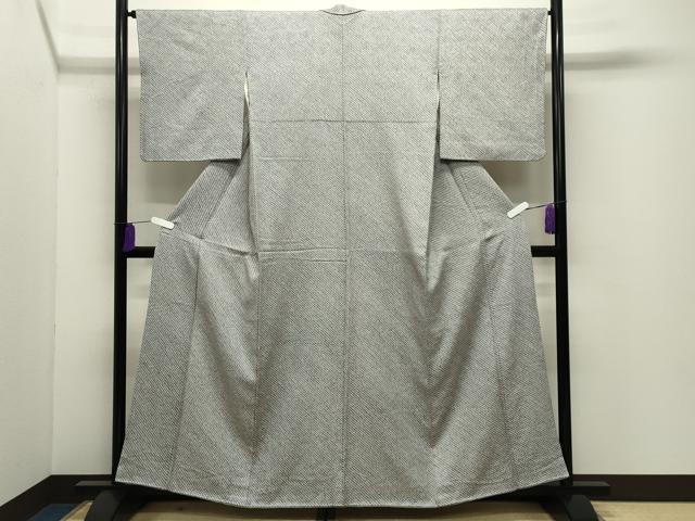 平和屋着物●大変加工の良い総絞り小紋 正絹 逸品 CABG4760gh