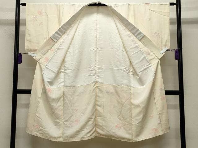 平和屋着物●長襦袢 無双仕立て 南天文 暈し染め 正絹 逸品 CABG4766gh