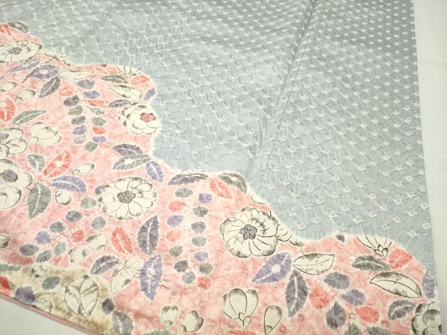 平和屋着物●訪問着 総絞り 辻が花 正絹 逸品 CABG4770gh