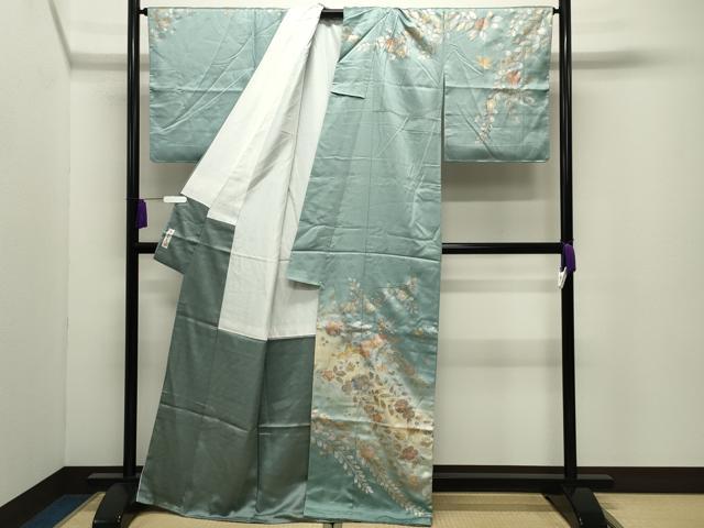 平和屋着物●訪問着 辻が花 暈し染め 金銀彩 田中屋謹製 正絹 逸品 未使用 CABG4776gh