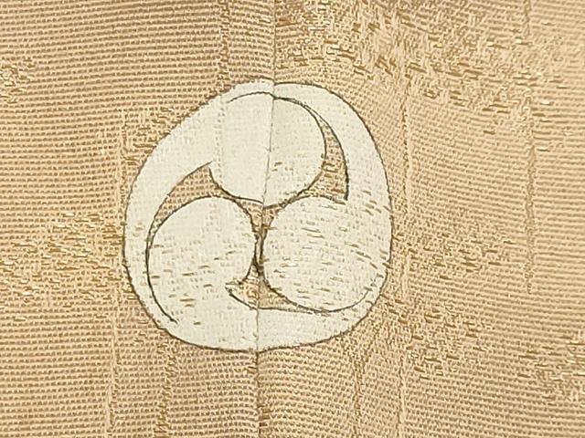 平和屋着物●草木染友禅作家 小山仁郎 訪問着 立波枝松文 暈し染め 金彩 金通し地 正絹 逸品 未使用 CABG4781gh