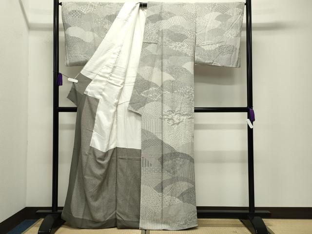 平和屋着物●訪問着 江戸小紋 作家物 吉祥柄 正絹 逸品 CABG4782gh