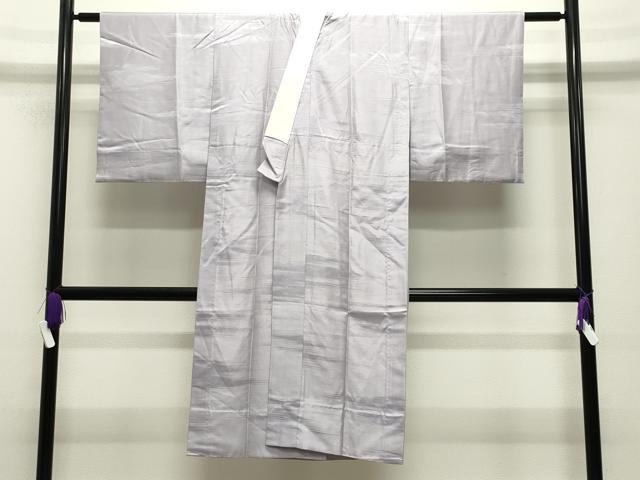 平和屋着物●長襦袢 無双仕立て 色無地 切嵌地紋 白藤色 やまと誂製 正絹 逸品 CABG4795gh