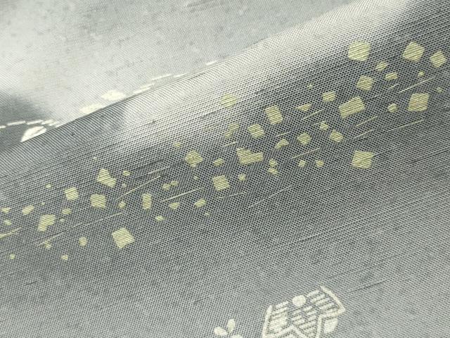 平和屋着物●石川県指定無形文化財 牛首紬 白山工房 手織り 訪問着 雲重ね吉祥花文 金銀彩 正絹 逸品 CABG4797gh