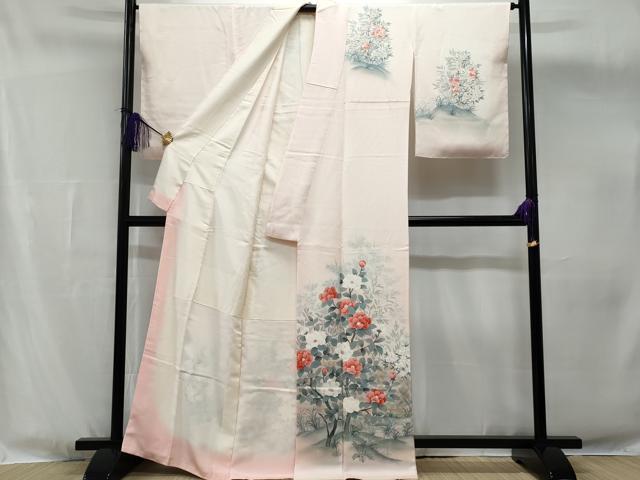 平和屋着物■訪問着 籬枝花文 正絹 逸品 CABG4830fb