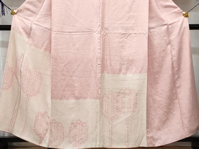 平和屋着物■訪問着 絞り 幾何学文様 正絹 逸品 CABG4831fb