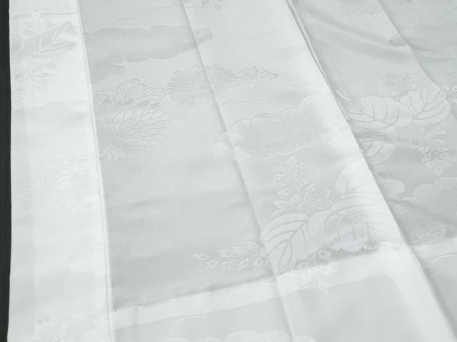 平和屋着物■長襦袢 無双仕立て 雲取り菊文 洗える着物 CABG4856fb