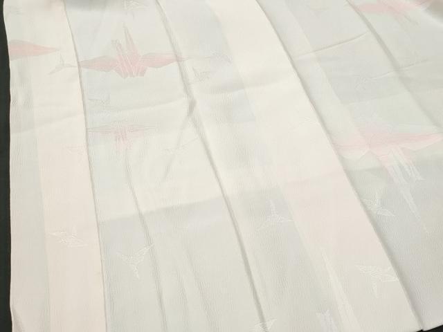 平和屋着物■長襦袢 袷 折り鶴 暈し染め 正絹 逸品 未使用 CABG4858fb