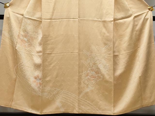 平和屋着物■訪問着 刺繍 絞り 舞花文 やまと誂製 正絹 逸品 CABG4895fb
