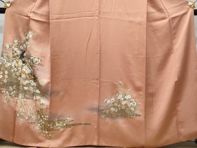 平和屋着物■訪問着 十二単 暈し染め 金彩 正絹 逸品 CABG4937fb