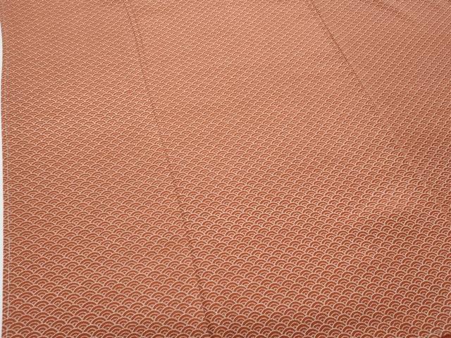 平和屋着物■江戸小紋 青海波 正絹 逸品 未使用 CABG4940fb