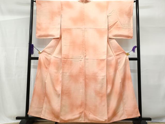 平和屋着物■上質な小紋 菊青街は 暈し染め 正絹 逸品 未使用 CABG4960fb